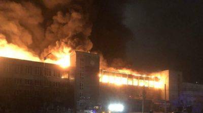 В столице российской Бурятии произошел масштабный пожар в ТЦ