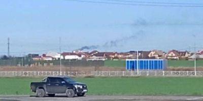 В российском Таганроге прогремел мощный взрыв в районе аэродрома — фото