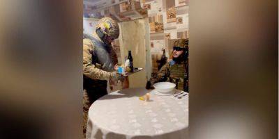 Украинские военные показали, как выглядит «мишленовский ресторан» на передовой — видео