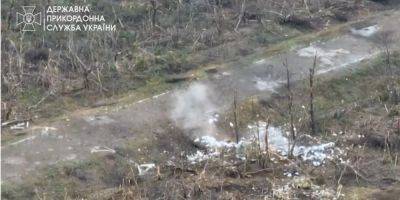 Украинские пограничники «сравняли с землей» позицию оккупантов под Бахмутом — видео