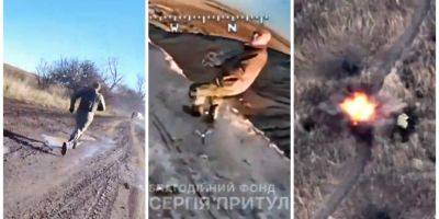 «Смертельная усталость». Подборка забавных видео с тщетными попытками оккупантов убежать от украинских дронов