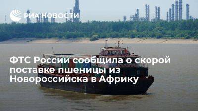 ФТС РФ: судно с 25 тысячами тонн пшеницы отправляется из Новороссийска в Африку