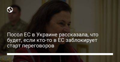 Катарина Матернова - Денис Шмыгаль - Посол ЕС в Украине рассказала, что будет, если кто-то в ЕС заблокирует старт переговоров - liga.net - Украина - Македония - Ес