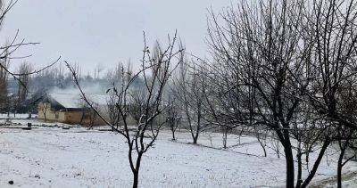 В Таджикистане выпал первый снег