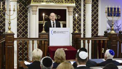 "Никогда больше": Шольц заявил, что в Германии не потерпят антисемитизма