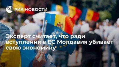 Эксперт: Молдавия, пытаясь выполнить условия вступления в ЕС, убивает экономику