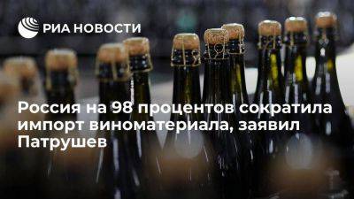 Патрушев: Россия почти не ввозит балк и производит вино из своего виноматериала