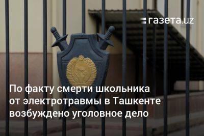 По факту смерти школьника от электротравмы в Ташкенте возбуждено уголовное дело