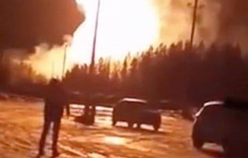 Место взрыва на железной дороге в тоннеле между Россией и Китаем показали на видео