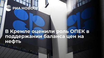Дмитрий Песков - Песков: ОПЕК создает условия для поддержания сбалансированных цен на нефть - smartmoney.one - Россия - Бразилия