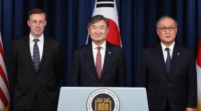 США, Южная Корея и Япония будут теснее взаимодействовать на фоне угрозы с КНДР - ru.slovoidilo.ua - Южная Корея - США - Украина - КНДР - Япония - Пхеньян - Сеул