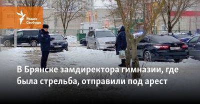В Брянске замдиректора гимназии, где была стрельба, отправили под арест