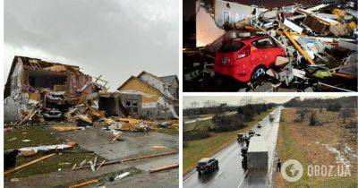 Торнадо в США – из-за мощного торнадо шесть человек погибли, десятки пострадали – фото, видео и все подробности - obozrevatel.com - США - штат Теннесси - штат Арканзас - штат Кентукки