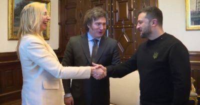 Зеленский встретился с новым президентом Аргентины (ВИДЕО)
