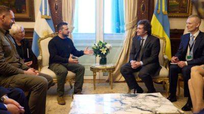 Зеленский встретился с президентом Аргентины: Мы услышали вашу энергию по поддержке Украины