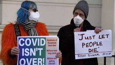Британский премьер Риши Сунак извинился перед родственниками жертв пандемии