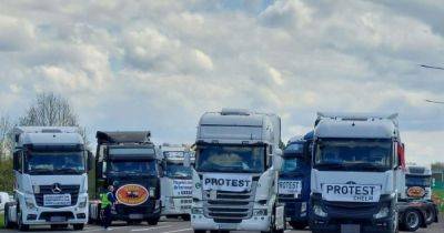 Словацкие перевозчики снова заблокировали проезд грузовиков через границу с Украиной, — ГПСУ