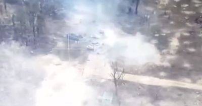 "Кладбище техники": морпех ВСУ показал кадры после боев на левом берегу Херсонщины (видео)