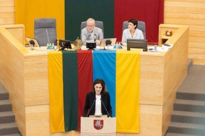 Виктория Чмилите-Нильсен - Чмилите-Нильсен: я считаю, что могу и дальше быть председателем Сейма Литвы - obzor.lt - Литва