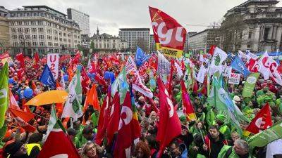 Европейцы протестуют против мер жесткой экономии