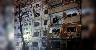 Жителей киевской многоэтажки, пострадавшей во время ракетного удара, временно разместят в здании школы, — КГВА (фото, видео)