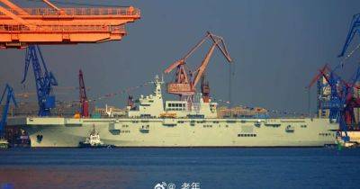 Китай спустил на воду четвертый десантный корабль Type 075 LHD (фото)