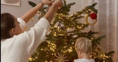 Катя Осадчая с сыновьями украсила елку в доме (видео)