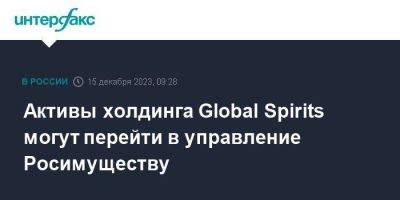 Активы холдинга Global Spirits могут перейти в управление Росимуществу - smartmoney.one - Москва - Украина - Одесса