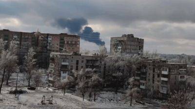 В оккупированном Донецке вспыхнул сильный пожар