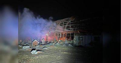 Несколько частных домов разрушены в результате падения сбитого беспилотника под Одессой (фото)