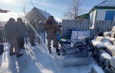 В освобожденные села Луганщины доставили необходимые предметы быта