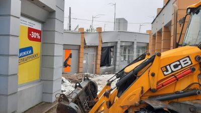 Затопление метро в Киеве – на Демеевском рынке начали проседать здания – фото - apostrophe.ua - Украина - Киев