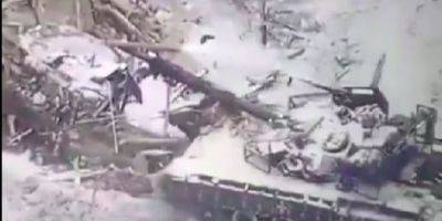 В Харьковской области украинский танк уничтожил дом, в котором прятались оккупанты — видео