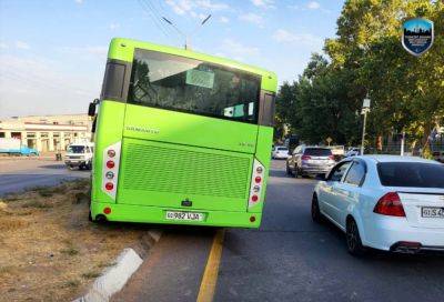 В Ташкенте в этом году зафиксировано почти 100 аварий с участием автобусов