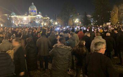 Александр Вучич - В Сербии начались протесты против результатов выборов - korrespondent.net - Россия - Украина - Сербия - Белград - Протесты