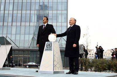 В Ташкенте открыли памятник, посвященный борьбе с коррупцией. Видео