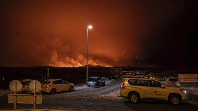 Интенсивность извержения вулкана на исландском полуострове Рейкьянес снизилась
