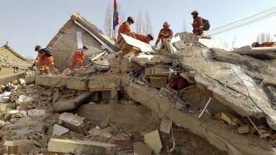 Масштабные разрушения в провинции Ганьсу после землетрясения
