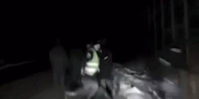 В России военный влетел в колонну срочников — видео