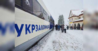 Снегопад во Львовской области: в «Укрзализныце» сообщили о задержке ряда поездов