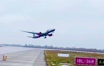 Из аэропорта «Борисполь» вылетел самолет украинской авиакомпании