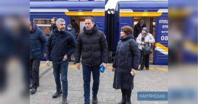 Электропоезд Dnipro City Express совершил первый рейс: мэр Каменского Андрей Белоусов рассказал детали