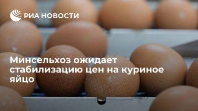 Минсельхоз ожидает стабилизацию цен на куриное яйцо после Нового года