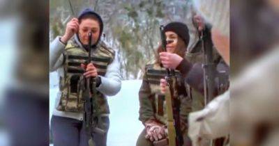 Украинские валькирии: женщины рассказали, почему нужно учиться владеть оружием (видео)