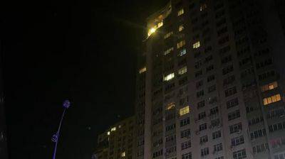 КГВА подтвердила попадание в жилой дом: на верхних этажах был пожар