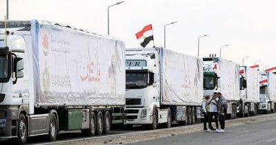 Более 5,4 тыс. грузовиков с гуманитарной помощью въехали в Газу с 7 октября