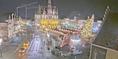 В Бельгии на одной из площадей упала рождественская елка, погибла женщина, еще двое человек травмированы — видео