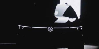 Скоро выход. Volkswagen представил первое фото обновленного Golf с подсветкой шильдика