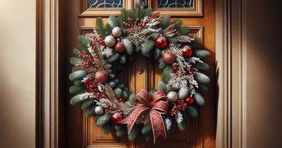 Как украсить входную дверь: идеи рождественского декора - focus.ua - Украина
