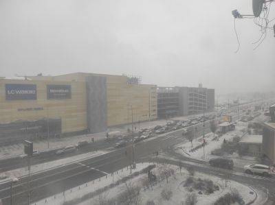 Снег в Киеве - видео 23 декабря и прогноз на Рождество